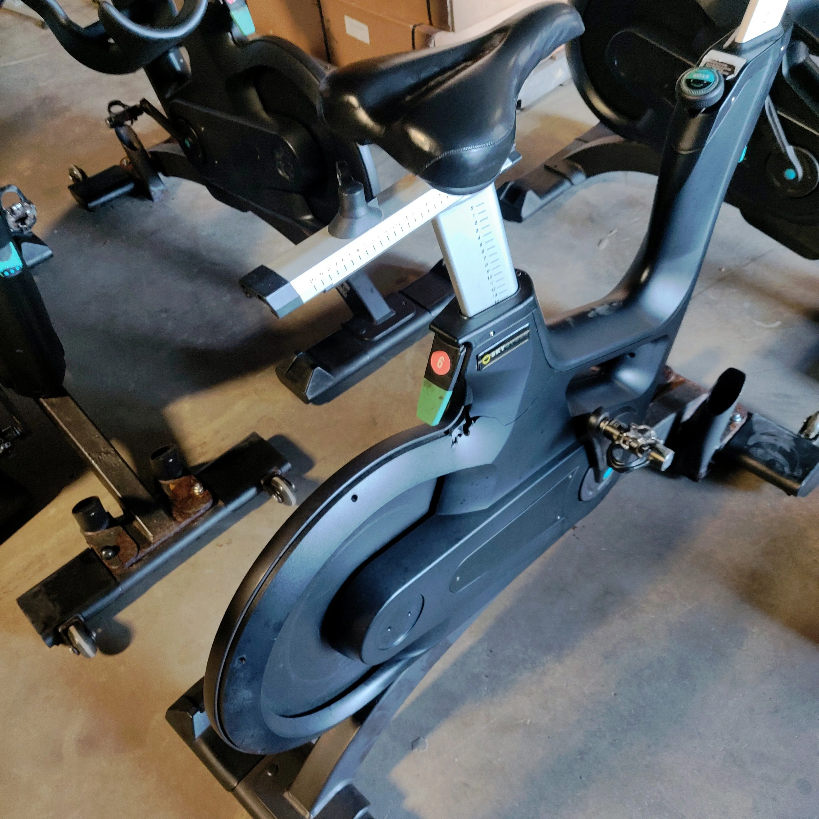 19 Flywheel Sports Upright Indoor Exercise Bikes for Cycle Studios