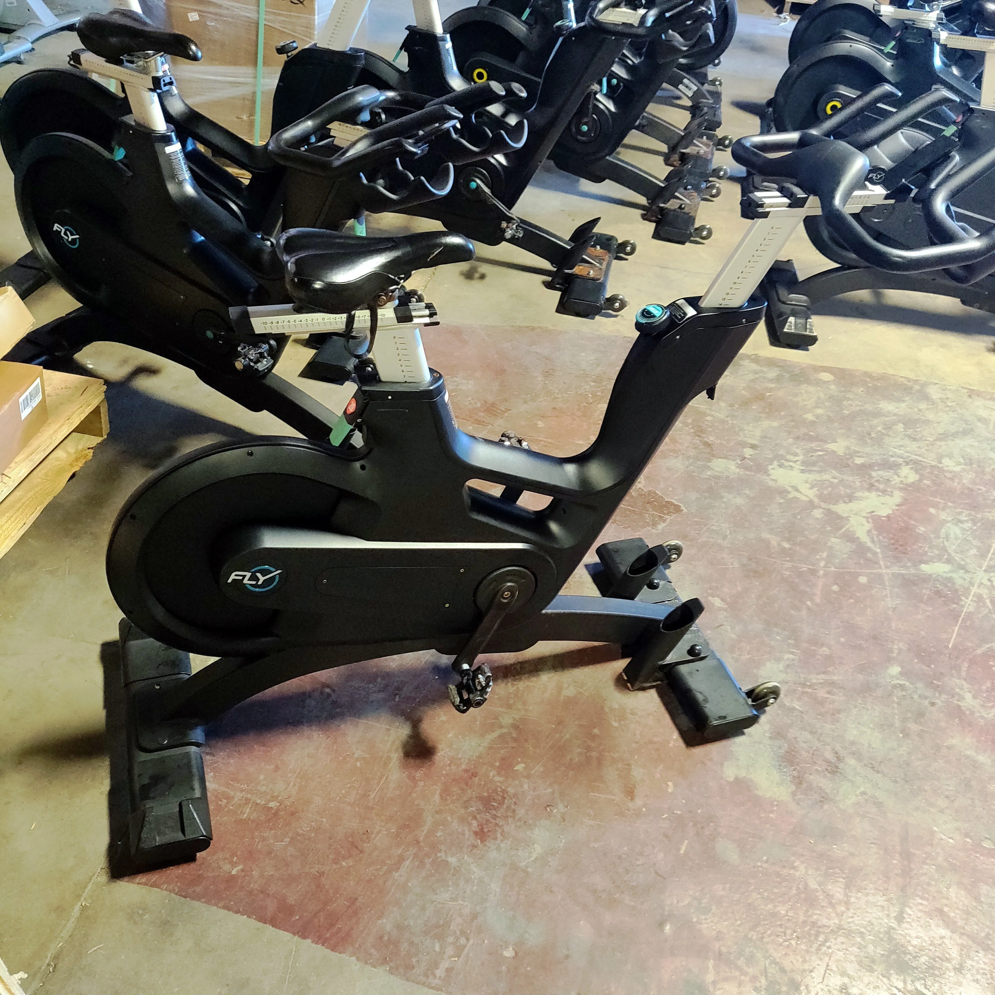 19 Flywheel Sports Upright Indoor Exercise Bikes for Cycle Studios