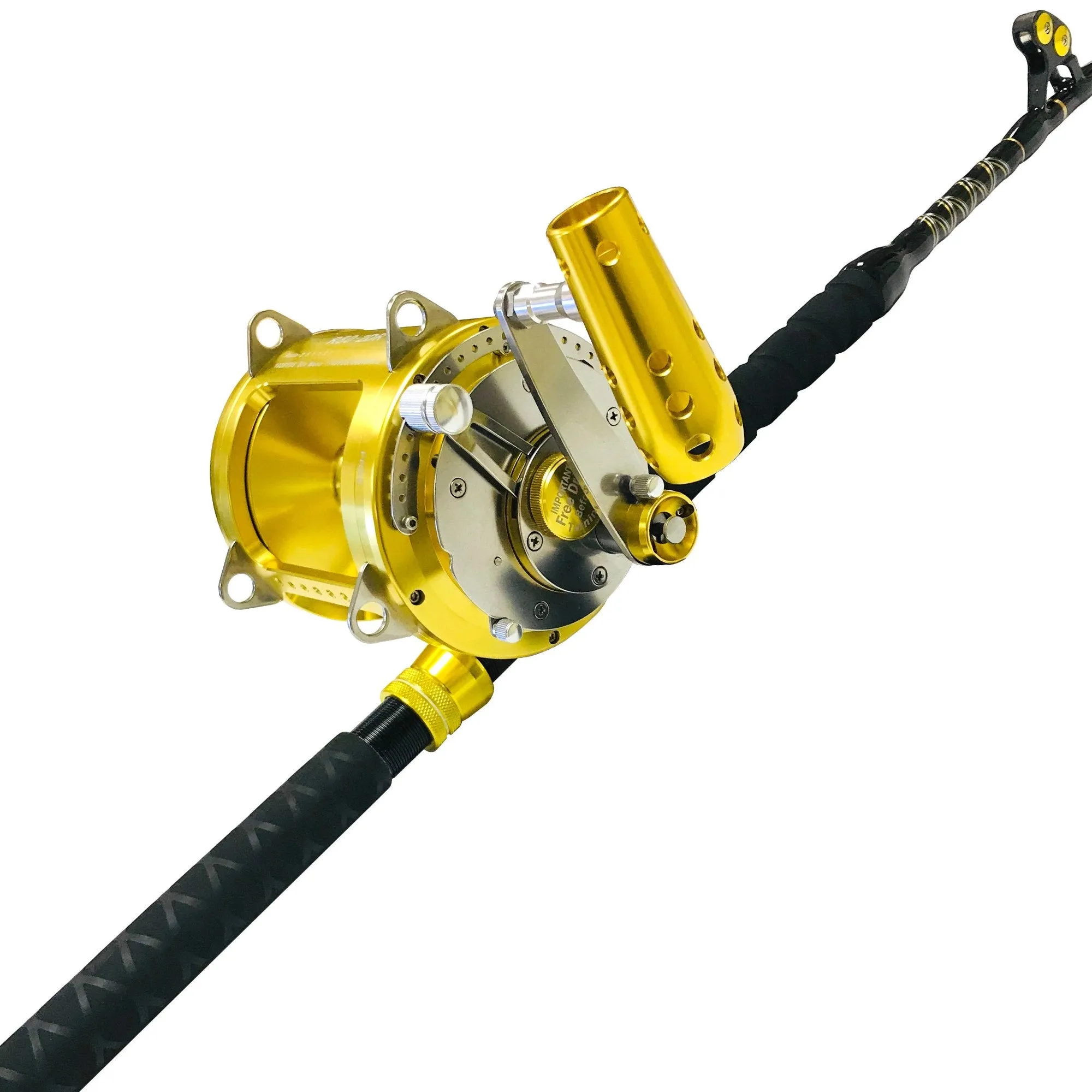 80W 2-Speed Reel on a Tournament Edition Straight Rod