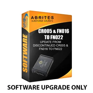 ABRITES - AVDI - CR005 & FN016 to FN022 Software Upgrade - FCA vehicles (Software Upgrade Only)