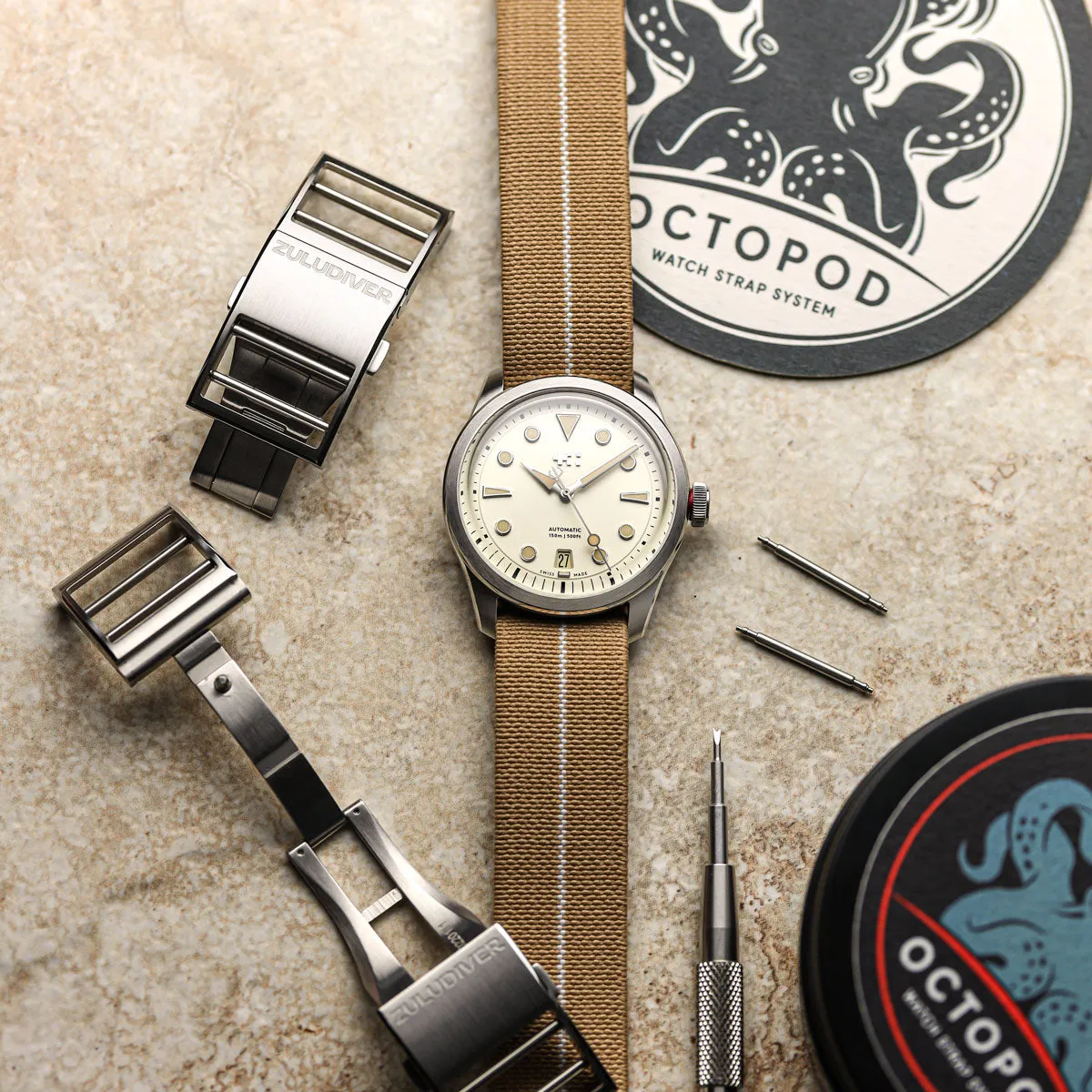 ADDITIONAL - OctoPod Elastic Watch Strap - Dune