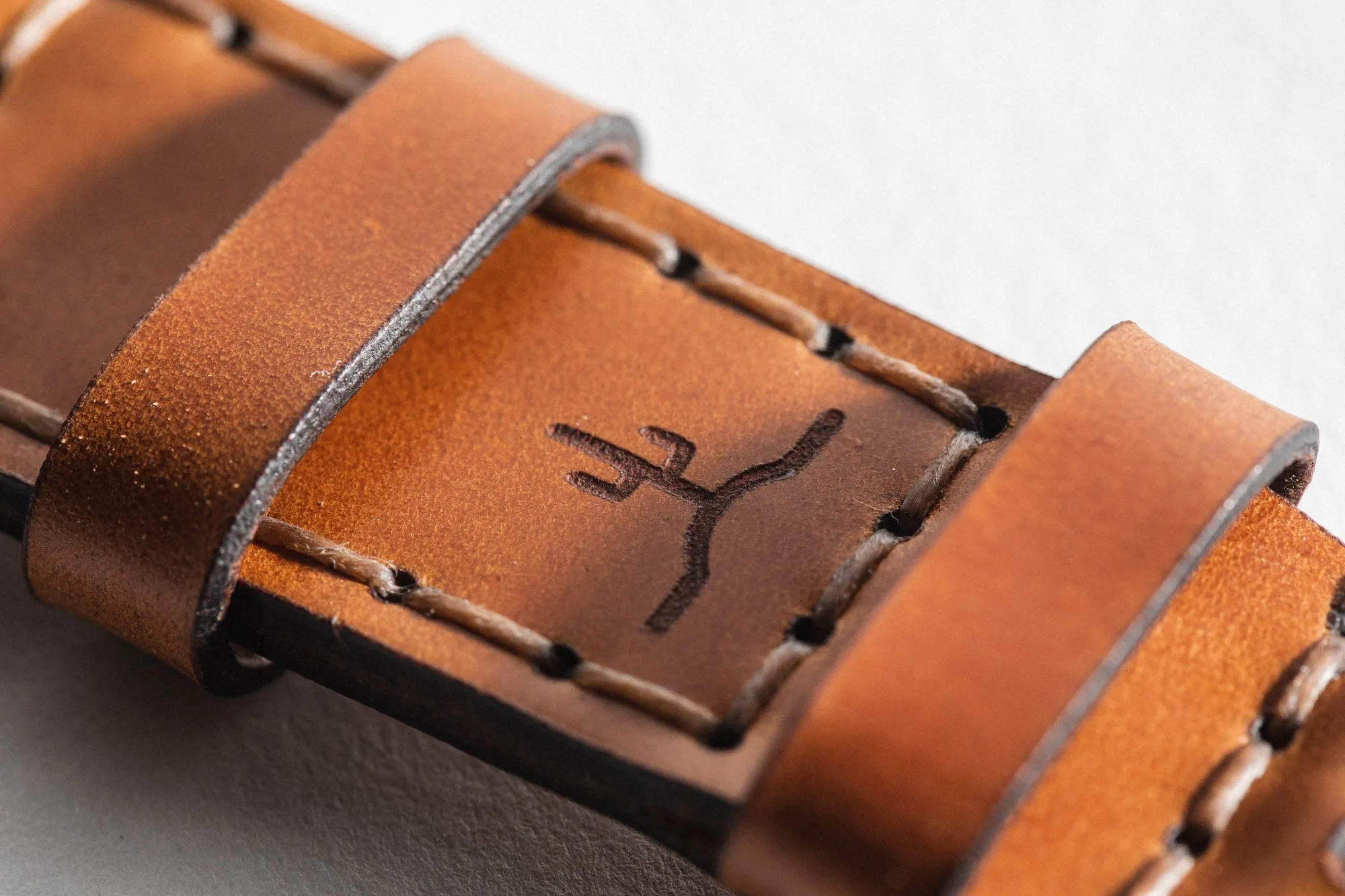 Apple Watch Strap Explore Whiskey Cordovan