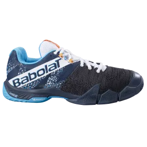 Babolat Men's Movea Padel Shoe Grey Scuba Blue