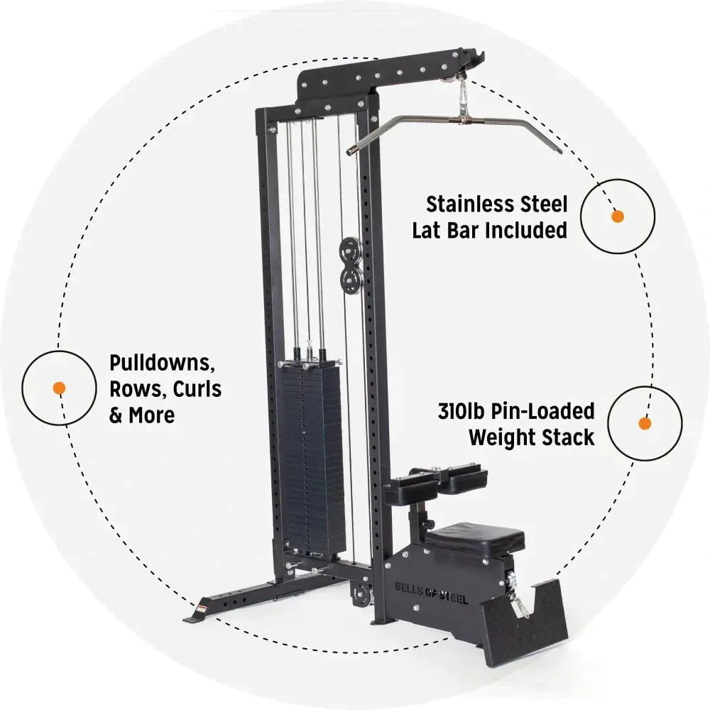 Bells Of Steel Lat Pulldown Low Row Machine