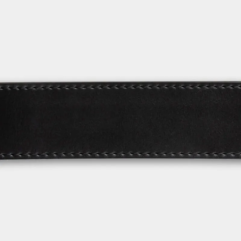 Black Genuine Leather Strap