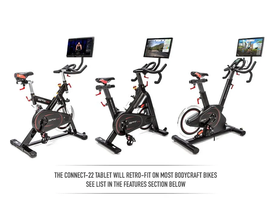 BodyCraft Connect-22 Android Touchscreen - Open Platform for Fitness and Entertainment