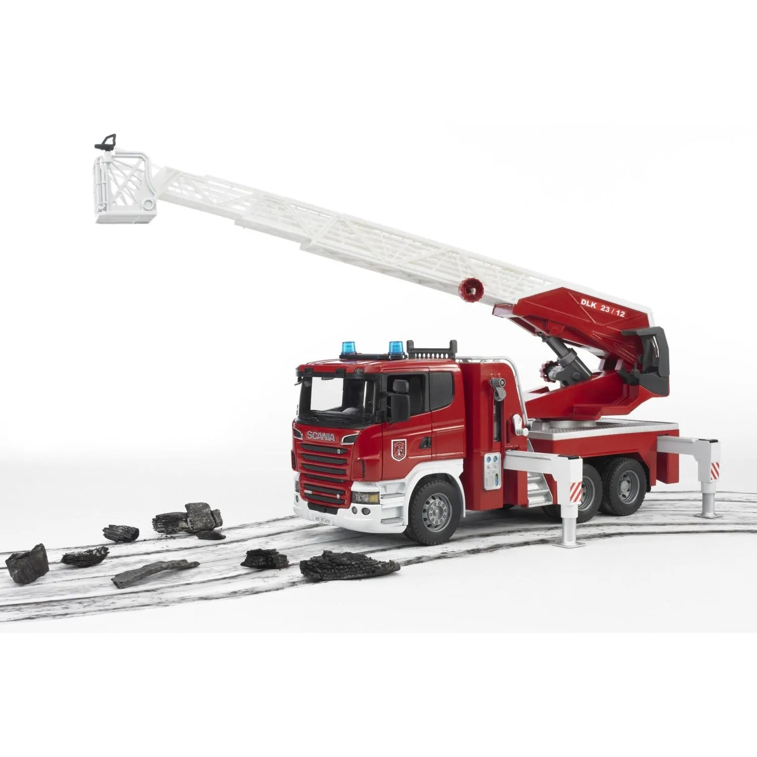 Bruder SCANIA R-Series Fire Engine Truck with Working Water Pump and Lights & Sound Module