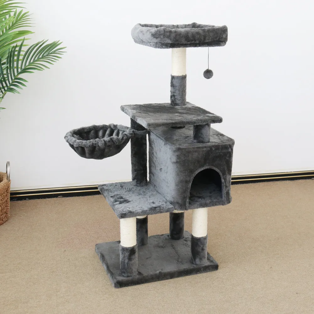 CATIO Chipboard Flannel Abode Cat Scratching Tree