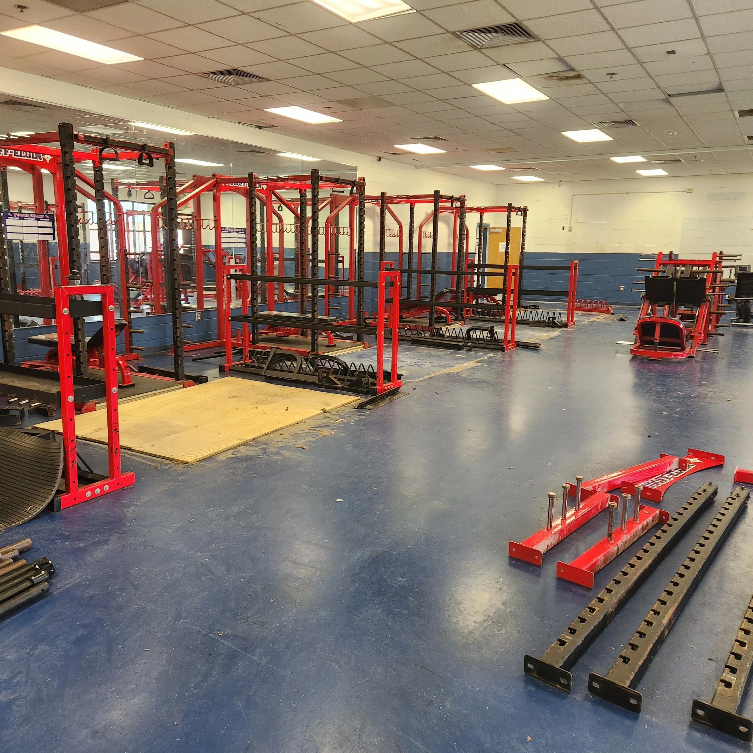 CLEARANCE 5 Commercial Squat Racks Full Power Racks Red