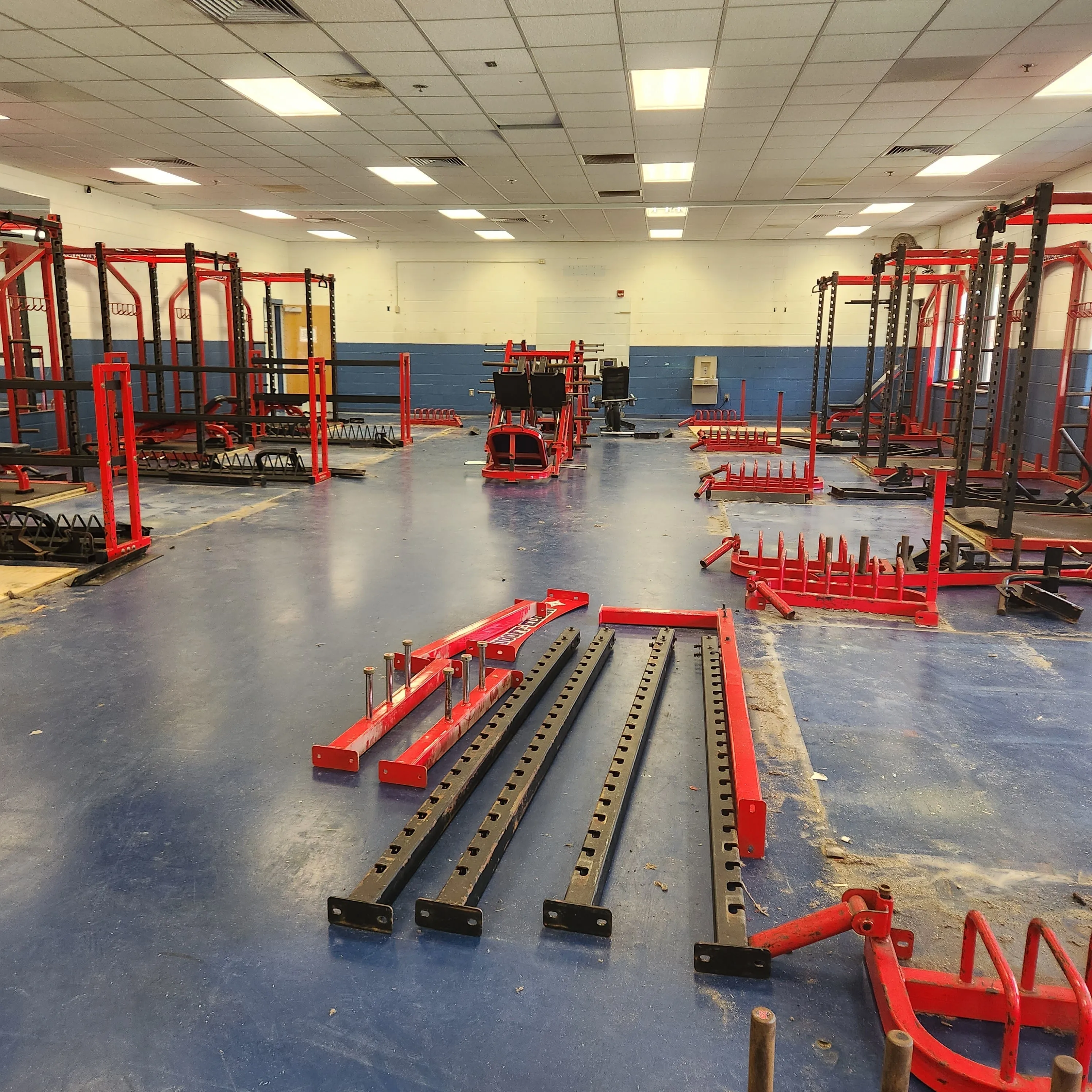 CLEARANCE 5 Commercial Squat Racks Full Power Racks Red