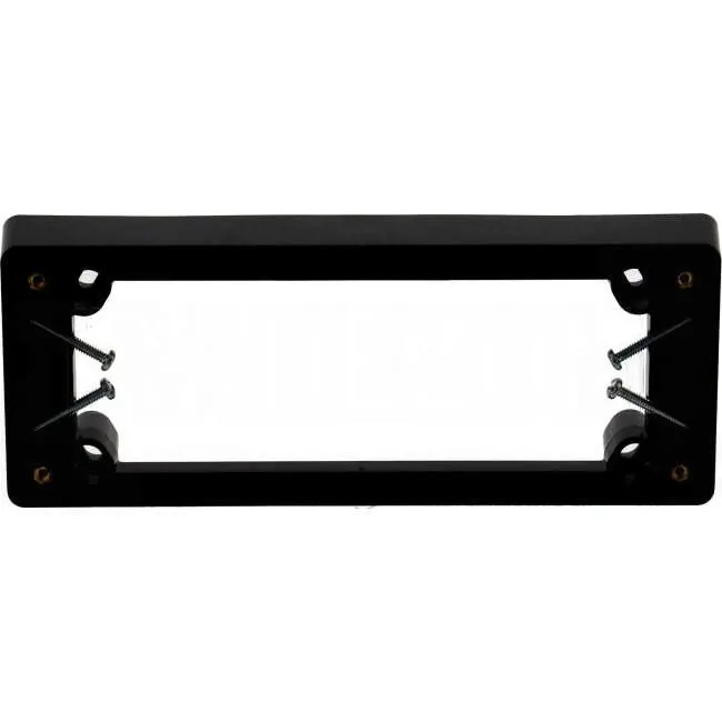 Clipsal 25mm 4 Gang CLASSIC Standard Mounting Block Black