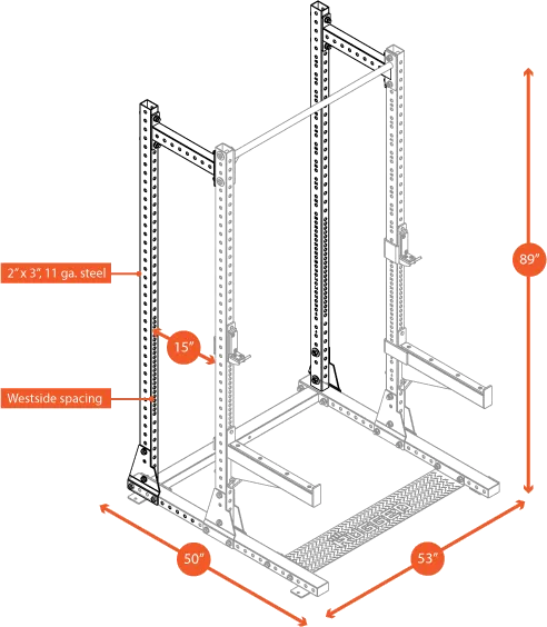 Extension for Y120 Rugged Series Half Rack (Extension Only, Rack Not Included)