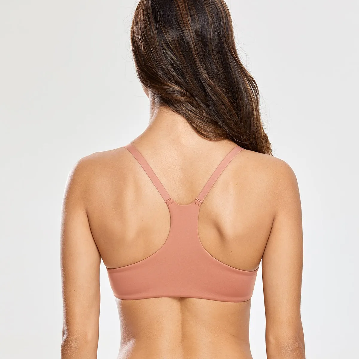 Flexibility Memory Foam Underwire Brown Full Coverage Bra