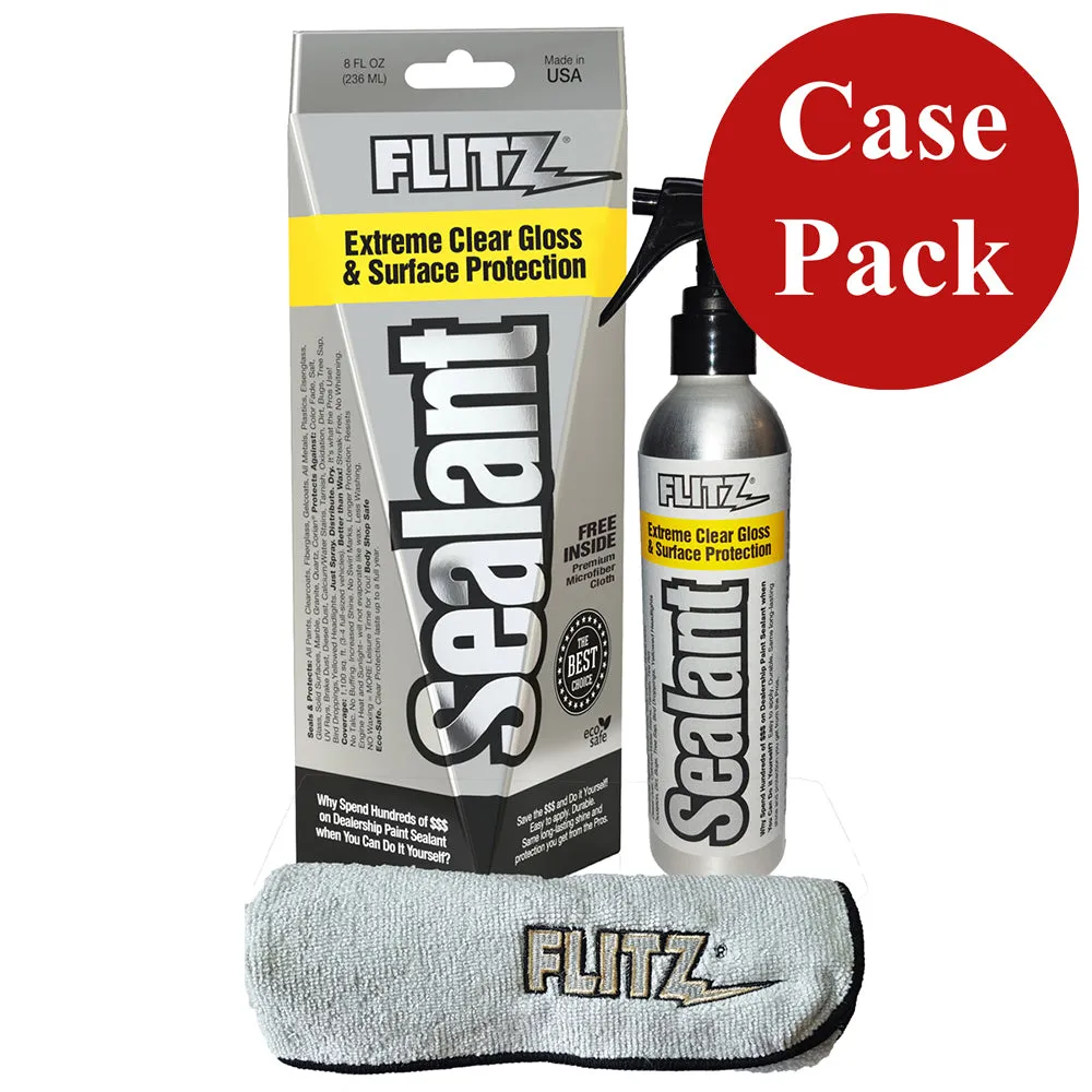 Flitz Ceramic Sealant Spray Bottle w/Microfiber Polishing Cloth - 236ml/8oz *Case of 6* [CS 02908CASE]