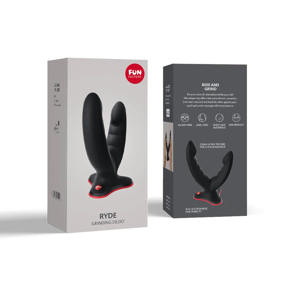 Fun Factory Ryde Dual Stim Dildo Black