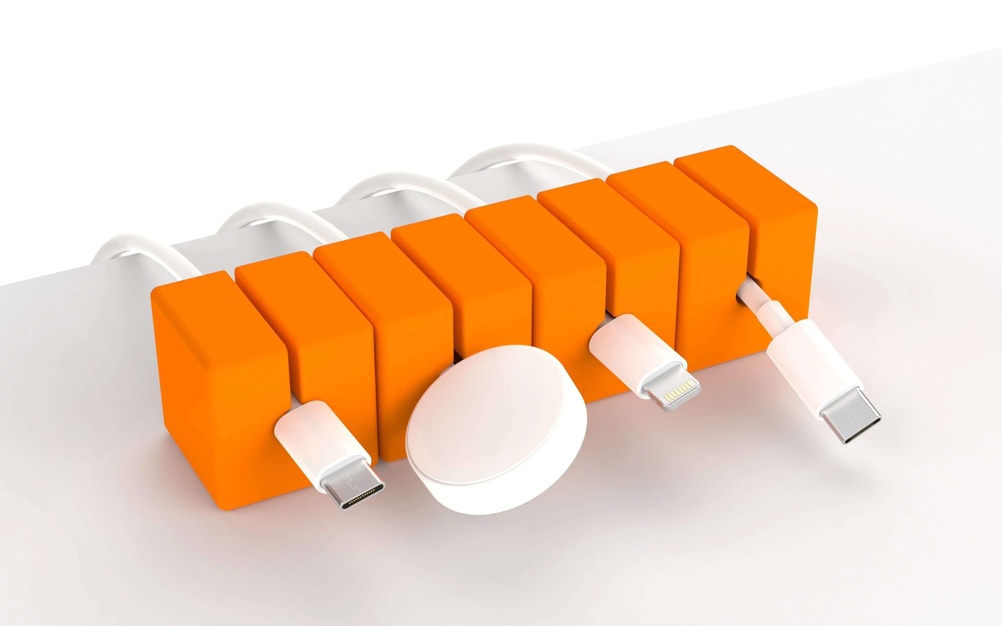 Function101 Cable Blocks - Orange (4 Pack)