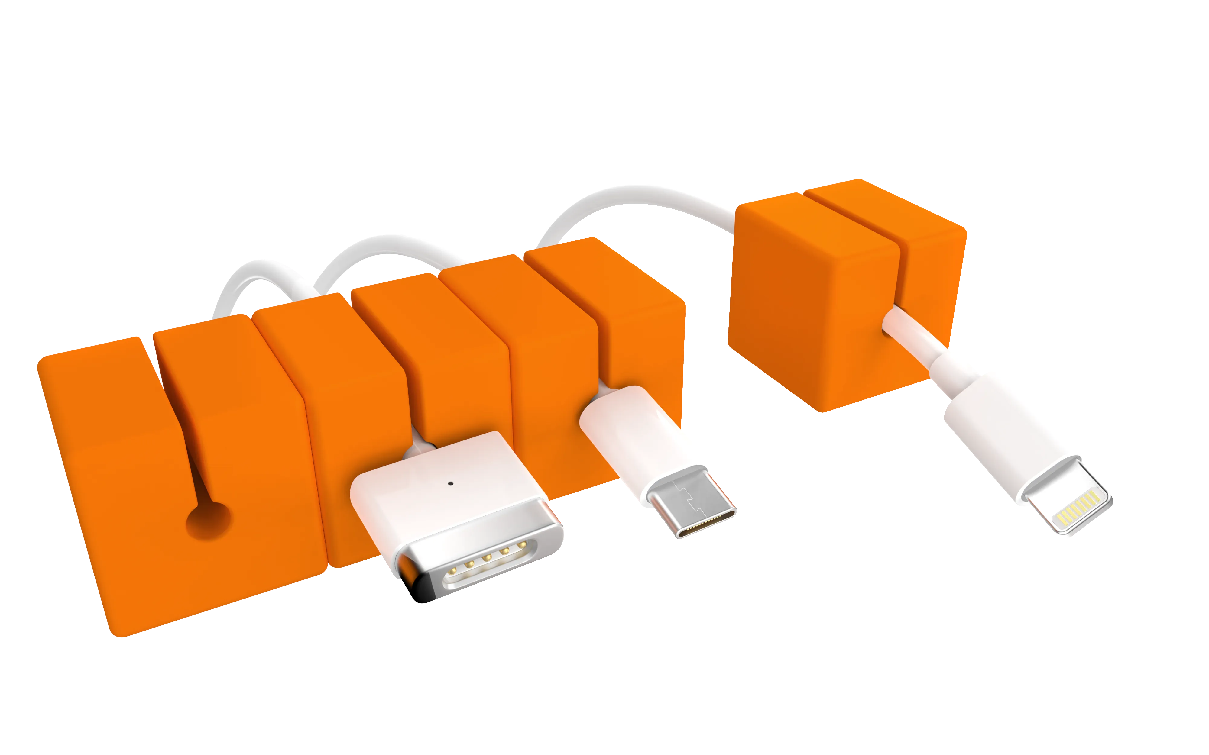 Function101 Cable Blocks - Orange (4 Pack)