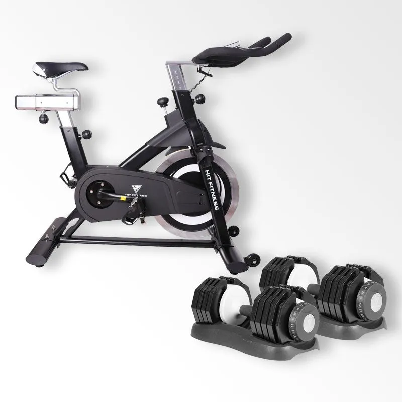 G7 Exercise Bike & 25kg Adjustable Dumbbell | Bundle