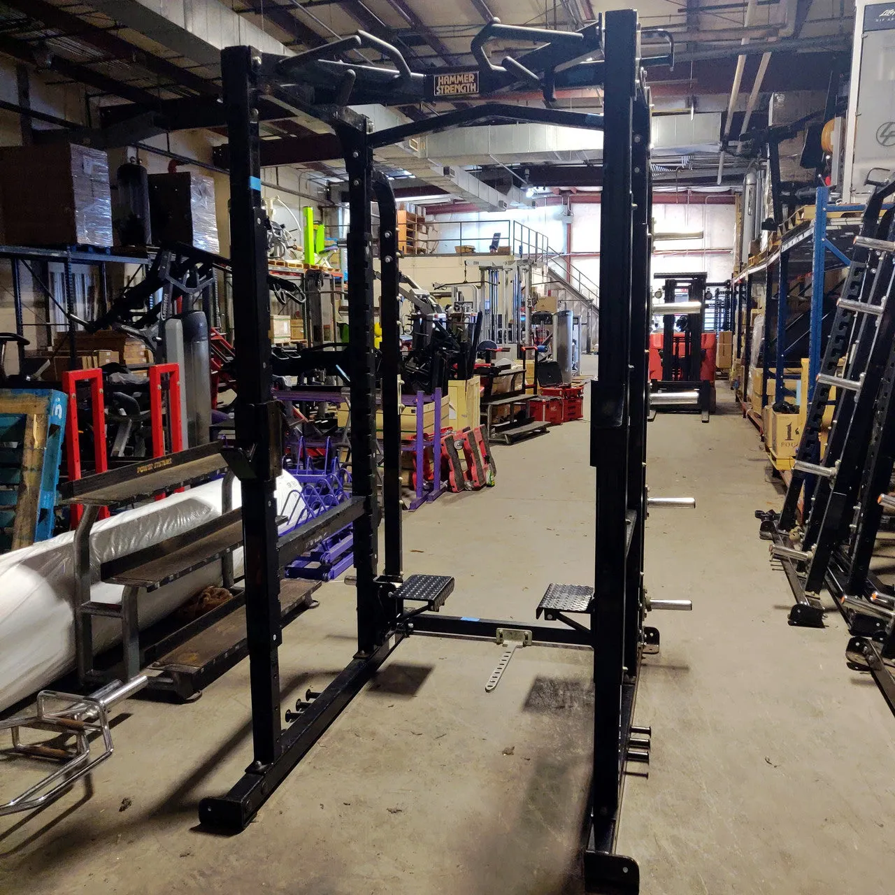 Hammer Strength Squat Rack Power Racks with Weight Storage