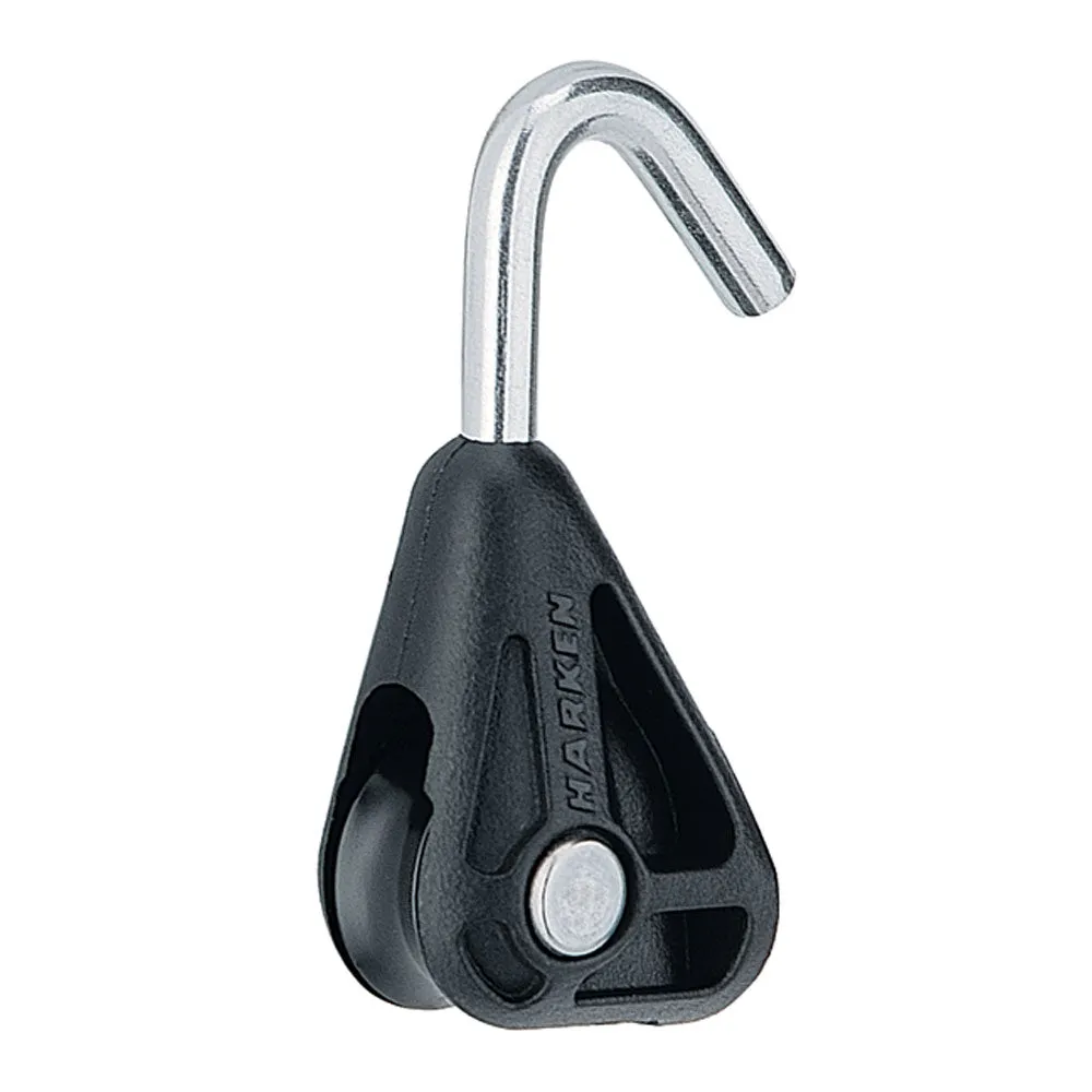 Harken Ball Bearing Hook-In Block for Optimist Sprit halyard