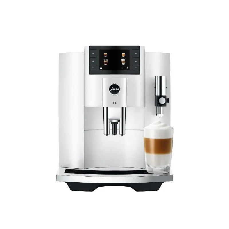 Jura E8 Coffee Maker Piano White