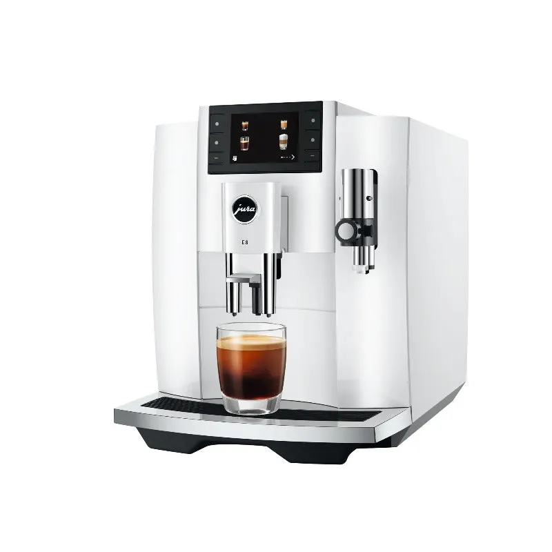 Jura E8 Coffee Maker Piano White