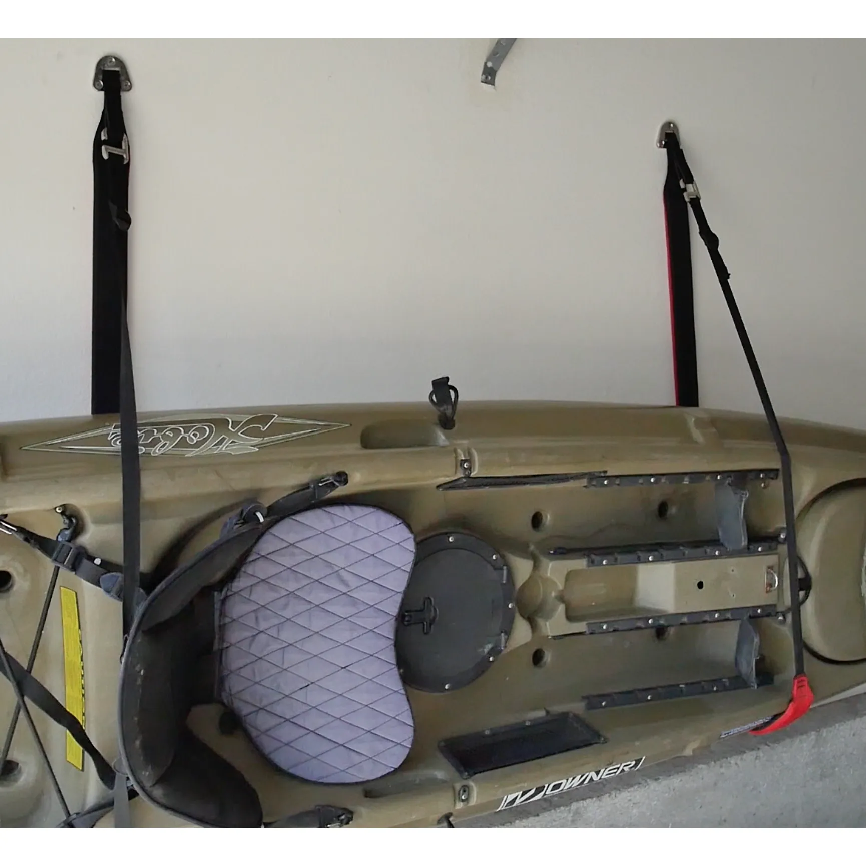 Kayak or Paddleboard Wall Storage Sling | Adjustable Wall Mount