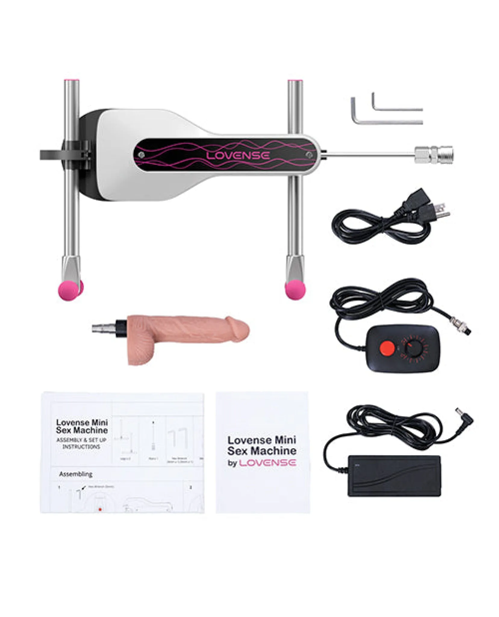 Lovense Mini Sex Machine - White: Luxury Redefined