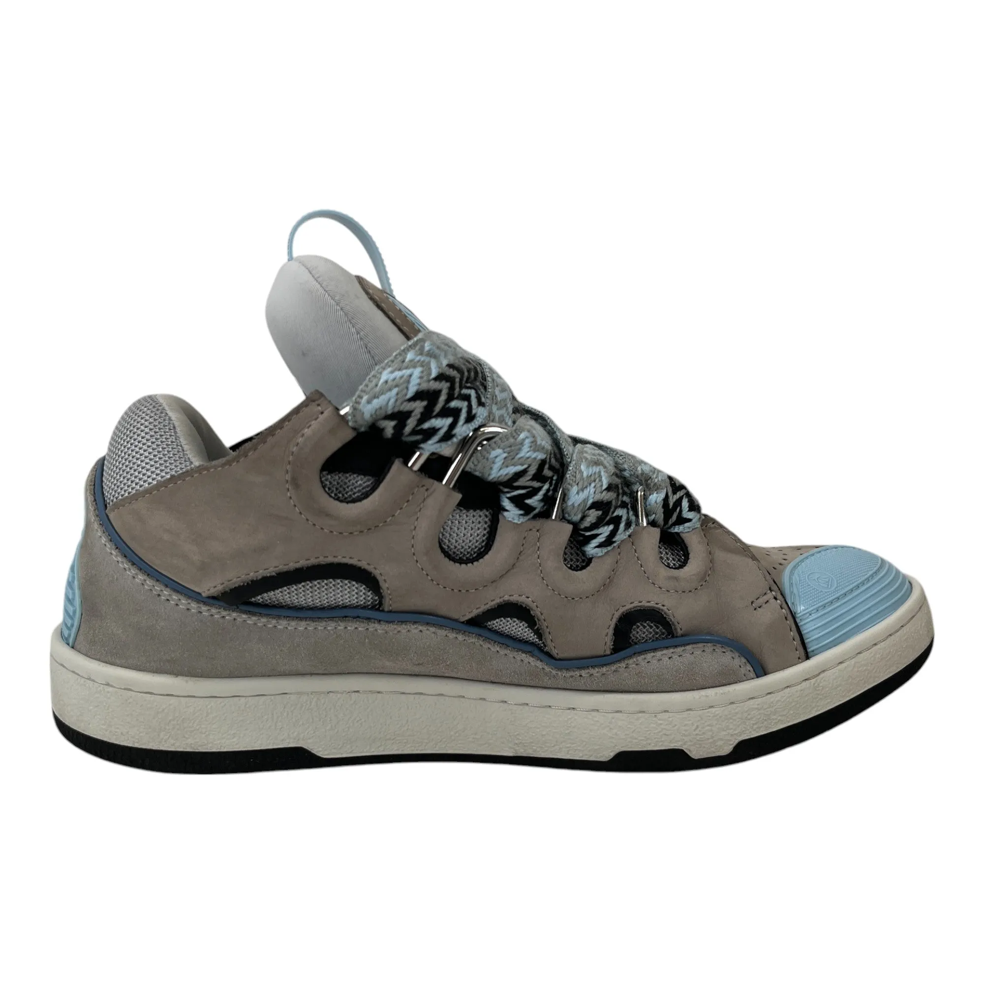 Men's Curb Low Trainers Grey Size EU 42 / UK 8