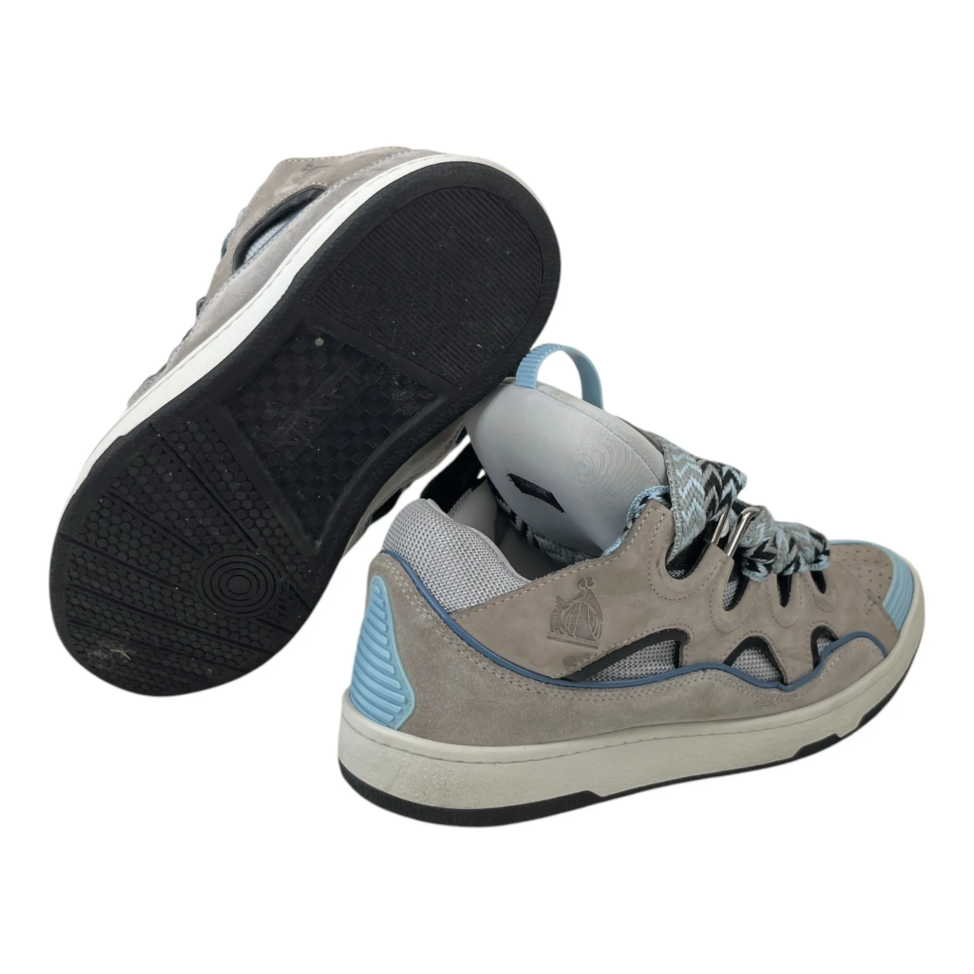 Men's Curb Low Trainers Grey Size EU 42 / UK 8