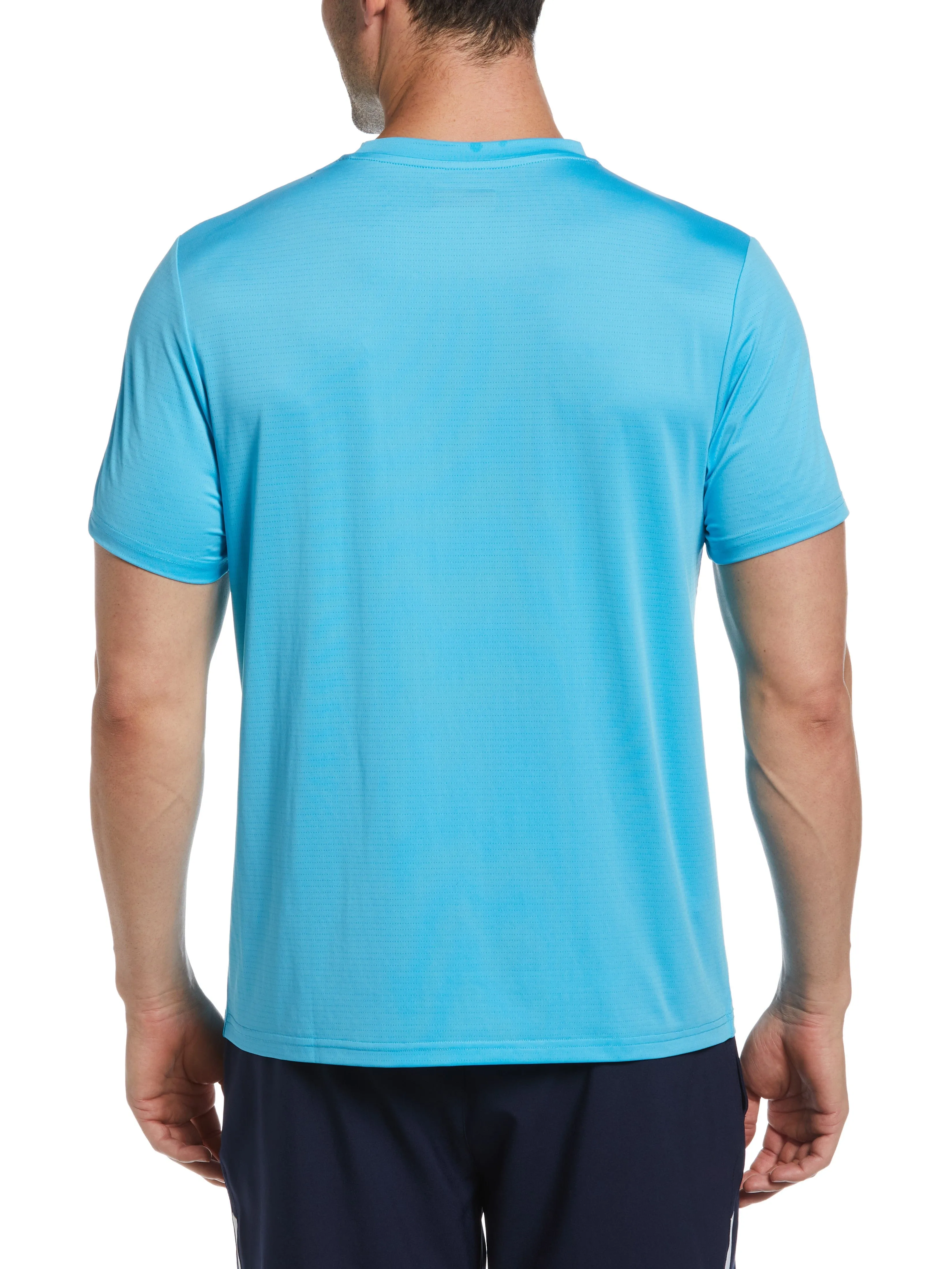 Men's Pin Hole Mesh Tennis Tee