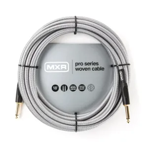 MXR | DCIW18 | 18 ft Noiseless Instrument Cable | Silver