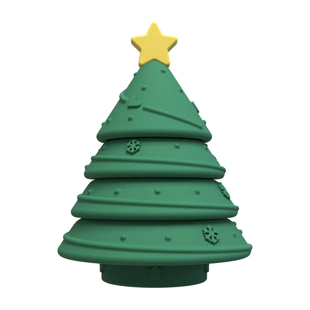 New Silicone Christmas Tree Jenga Children's Color Cognitive Educational Toys