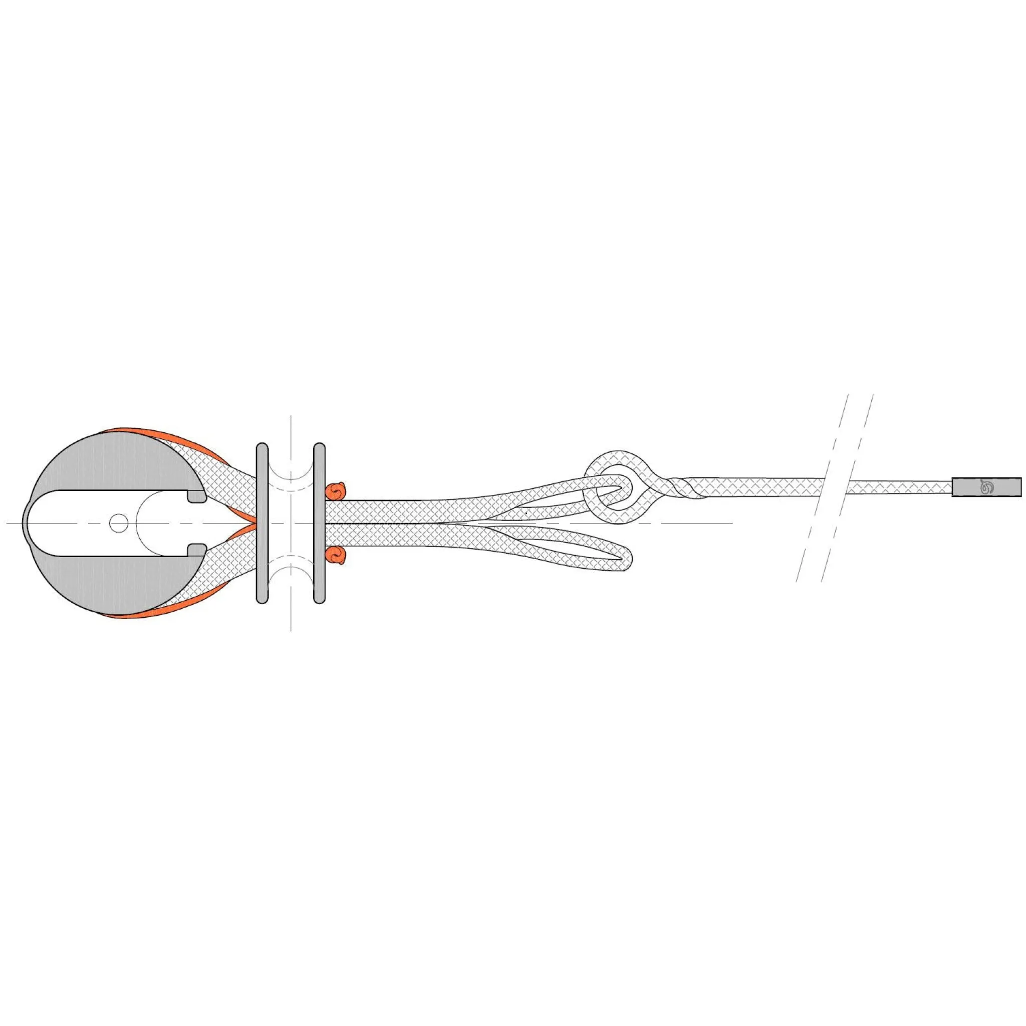 Nodus Bowsprit Pulley Nub - Spi4