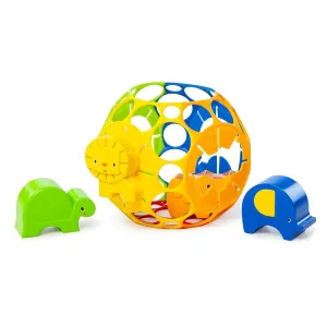 Oball Jungle Adventures Shape Sorter Flexible Toy Baby Toddler 6m 