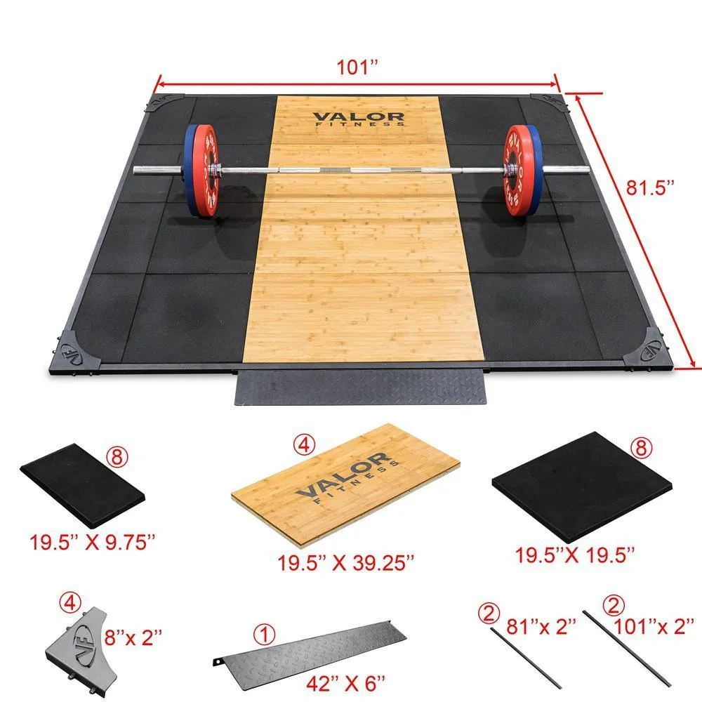 Olympic Lifting Wood Platform 101" x 81"