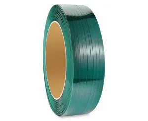 Polyester Strapping, Green - 1/2" X 020", 9000'