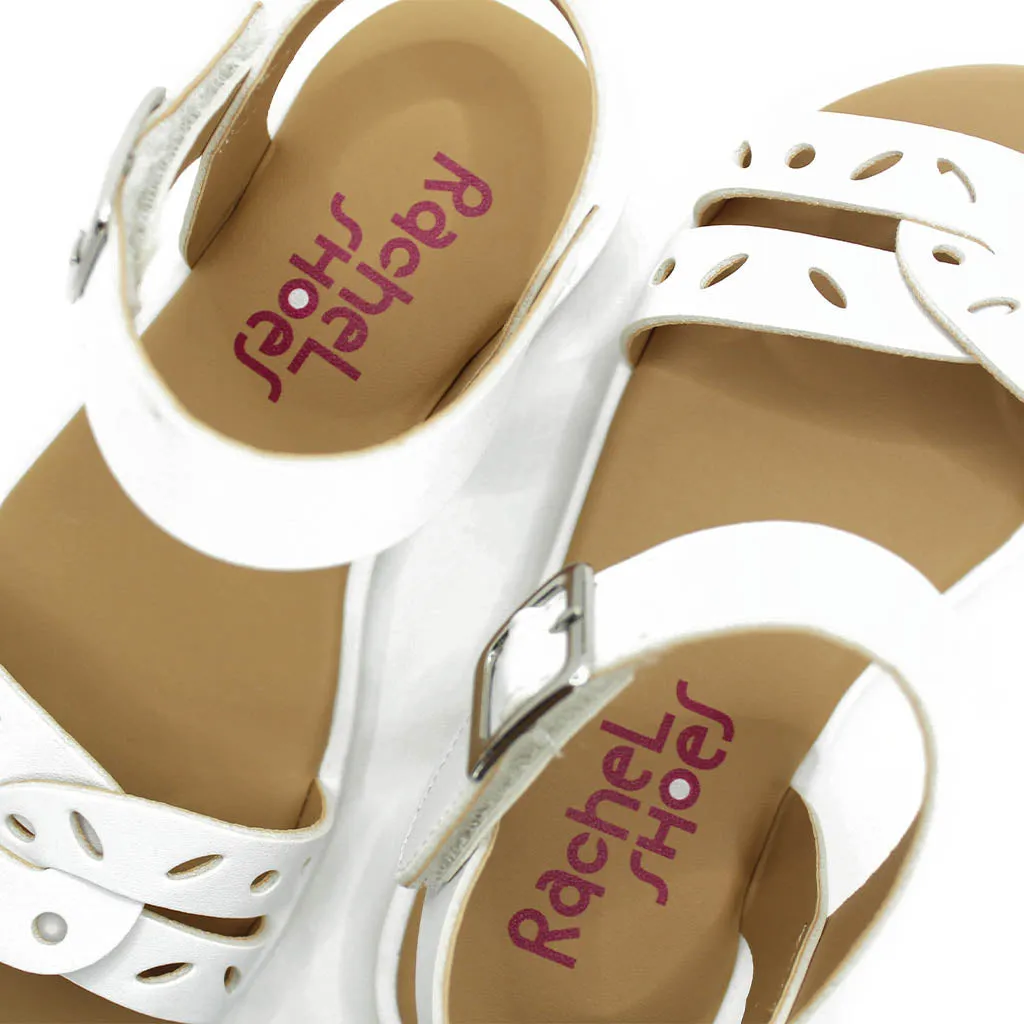 Rachel Leighton Sandals White Toddler Kids Girls - Kids Shoes