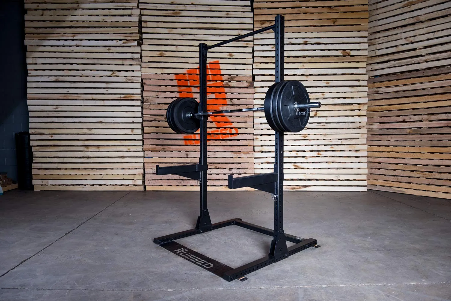 Rugged Series Half Rack (w Jcups/Spotter Arms)