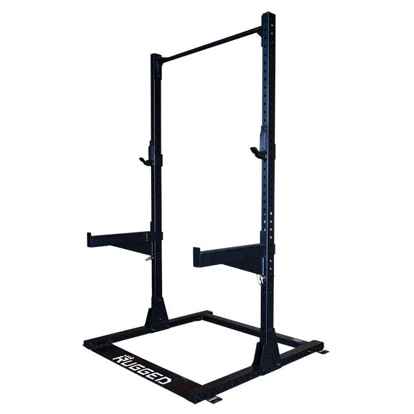 Rugged Series Half Rack (w Jcups/Spotter Arms)