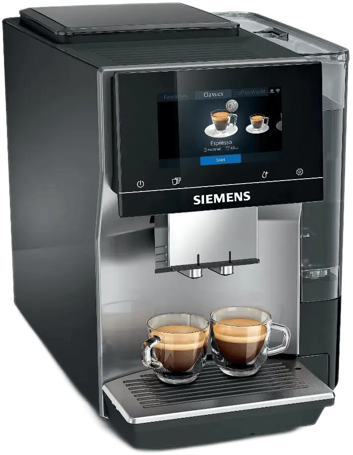 Siemens TP705GB1 EQ700 Home Connect Bean to Cup Fully Automatic Freestanding Coffee Machine, Graphite