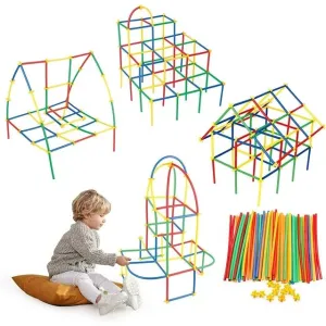 Straw Constructor STEM Building Blocks - 110 pieces