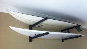 Surfboard Wall Rack - Double ALUMINIUM by Curve