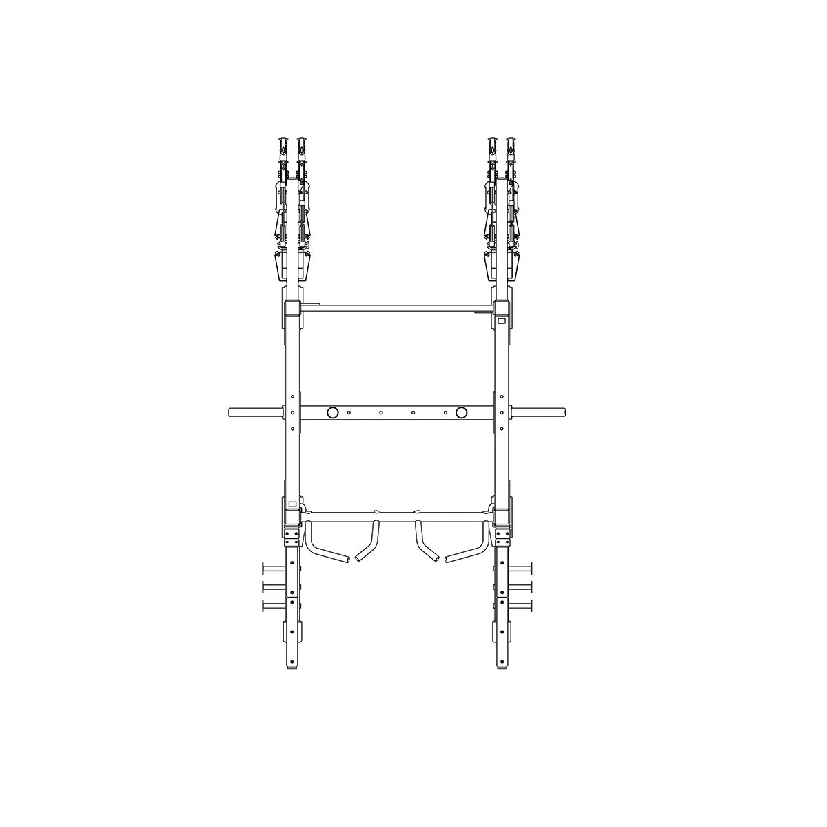 Torque X-SIEGE - 4 X 4 Foot Siege Storage Cable Rack - X1 Package