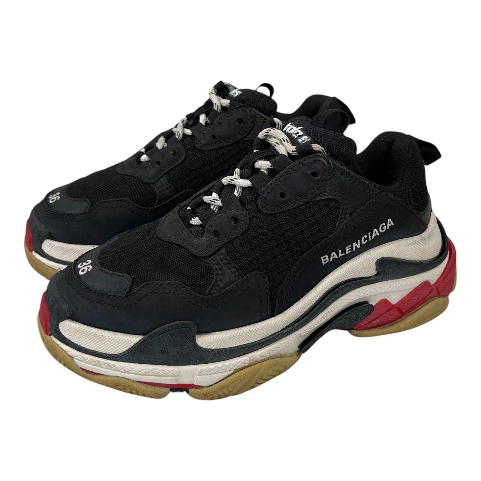 Women's Triple S Low Trainers Black Size EU 36.5 / UK 3.5