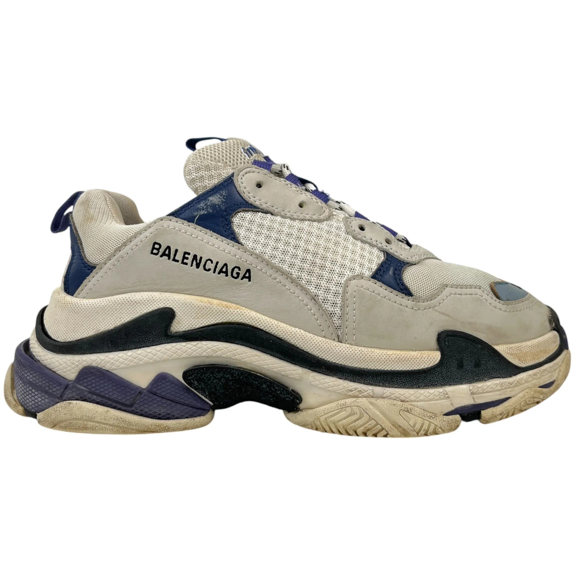 Women's Triple S Low Trainers Grey Size EU 40 / UK 7