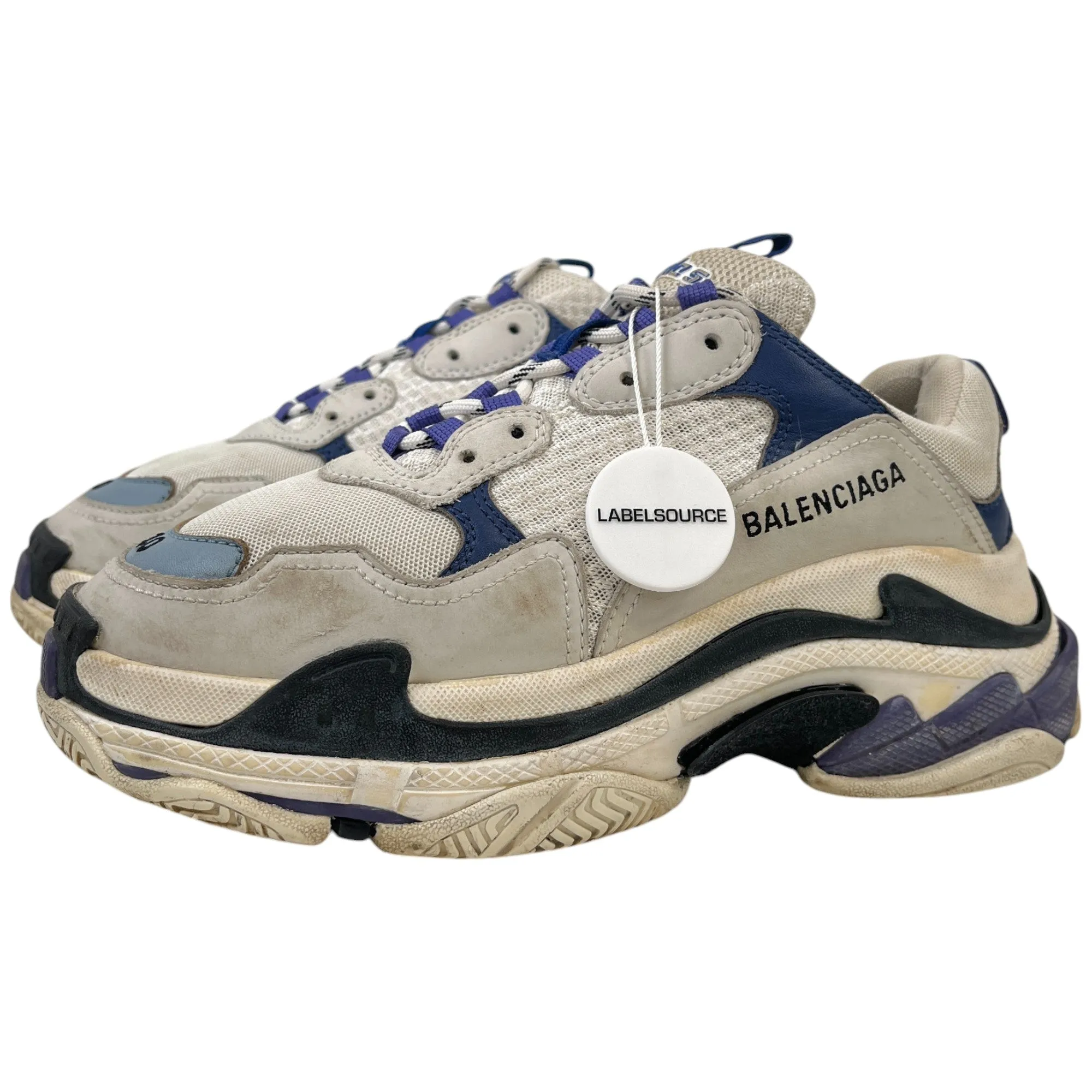 Women's Triple S Low Trainers Grey Size EU 40 / UK 7